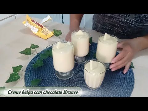 Creme Belga com Chocolate Branco