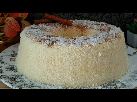 NÃO VAI AO FORNO! BOLO MOLHADINHO DE TAPIOCA GRANULADA, Bolo sem trigo, sem ovo e sem fermento!