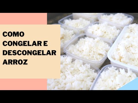 Quer GANHAR TEMPO na Cozinha? Congele ARROZ pra Semana! Como Congelar e Descongelar Arroz