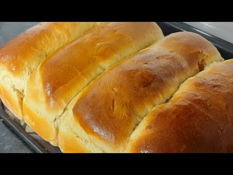 PÃO CASEIRO FÁCIL E FOFO! Receita SIMPLES com INGREDIENTES BÁSICOS! 🍞