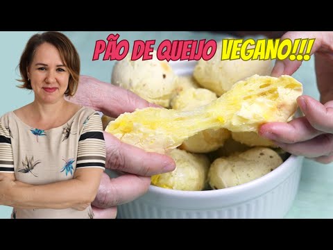 PÃO DE QUEIJO VEGANO - FÁCIL E DELICIOSO