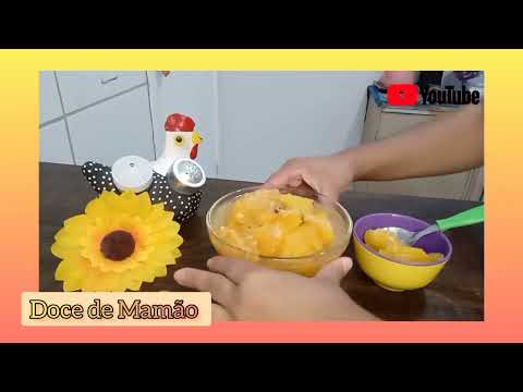 Doce de Mamão super fácil e delicioso