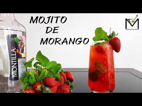 COMO FAZER MOJITO DE MORANGO