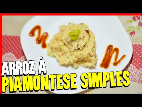 SOBROU ARROZ? ENTÃO FAÇA ESSA RECEITA DE ARROZ À PIAMONTESE