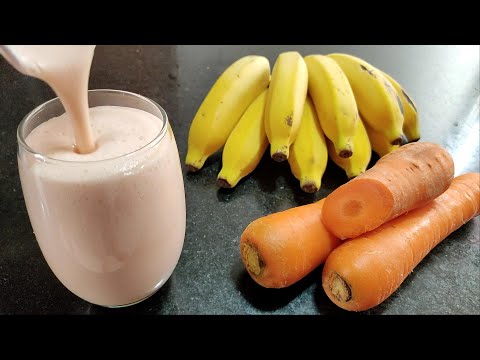 PRA QUE SERVE SUCO DE CENOURA COM BANANA | DESCUBRA OS BENEFÍCIOS DO PODEROSO ANTI CANSAÇO E FADIGA