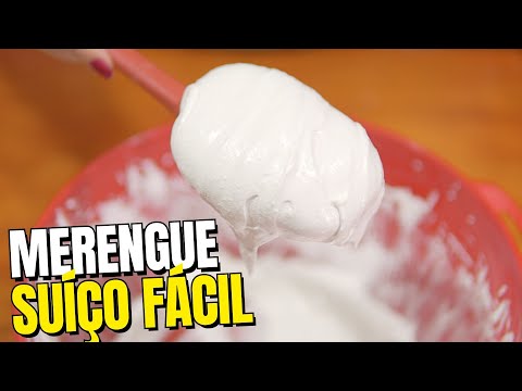 MERENGUE SUIÇO SEM FORNO E SEM CHEIRO DE OVO | Merengue para bolos e sobremesas