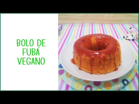 BOLO DE FUBÁ VEGANO SEM GLÚTEN | MUITO FÁCIL E BARATO | VEGG SIMPLES