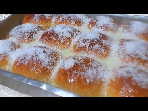 O PÃO DE COCO E LEITE CONDENSADO MAIS FÁCIL E FOFINHO | PÃO CASEIRO FÁCIL E RÁPIDO