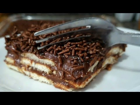 PAVÊ DE CHOCOLATE FÁCIL E DELICIOSO