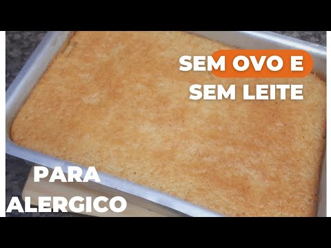 BOLO ECONÔMICO SEM OVO E SEM LEITE| Intolerantes a lactose e alergico (receitas fáceis e rápidas)