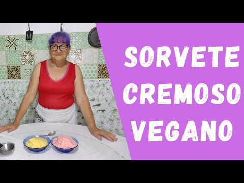 Sorvete cremoso vegano / Dicas da Vovó