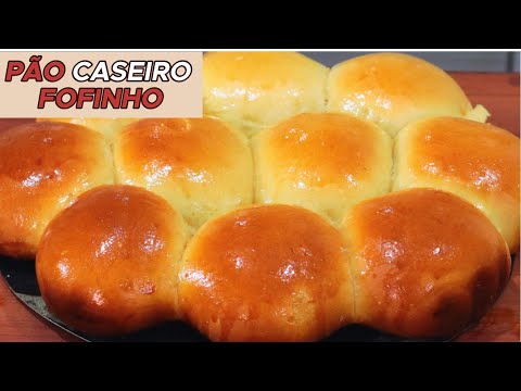 🍞 Pão Caseiro Fofinho e Delicioso – Receita Fácil para Café da Manhã e Lanche!
