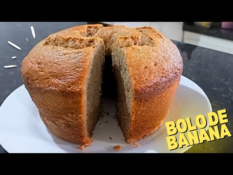 BOLO DE BANANA COM UVA PASSA | FÁCIL, FOFINHO E SIMPLES DE FAZER!!