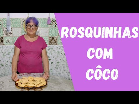 Rosquinhas com côco / Dicas da Vovó