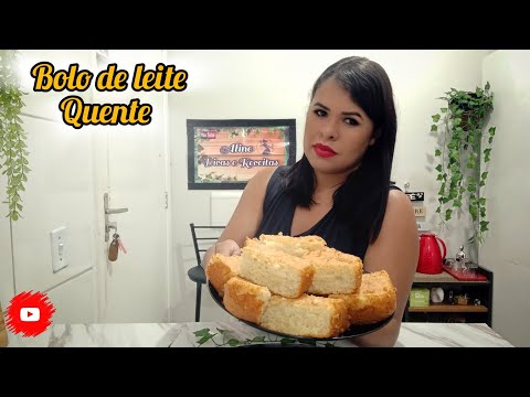 Bolo de Leite Quente muito fácil de fazer