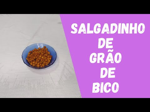 Salgadinho de grão de bico | Dicas da Vovó