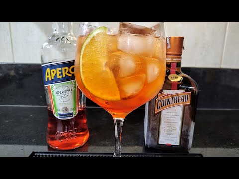 Aperol Spritz Royale Coquetel - SENSACIONAL! #aperol #aperolspritz #cointreau #cocktail #drink