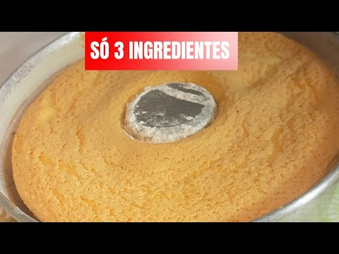 BOLO BREVIDADE: Receita de bolo brevidade com apenas 3 ingredientes, fácil e rápido.