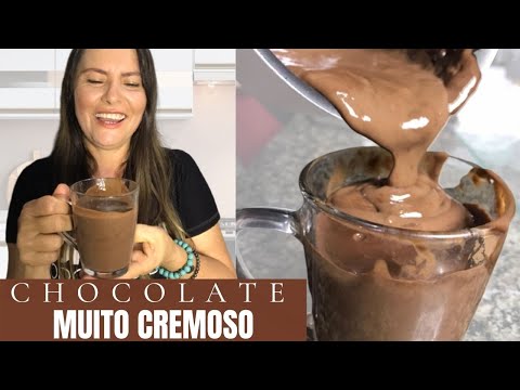 CHOCOLATE QUENTE SUPER CREMOSO - Receitas da Regina