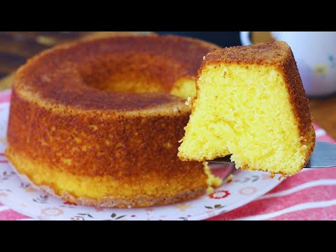 BOLO DE FUBÁ SIMPLES - SUPER FOFINHO E DELICIOSO