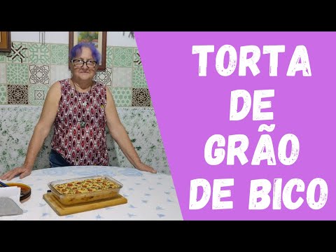 Torta de grão de bico | Dicas da Vovó