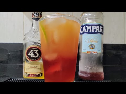 Campari 43 - O Coquetel dos Deuses! #campari #licor43