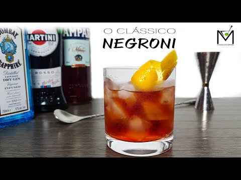 COMO FAZER O DRINK NEGRONI