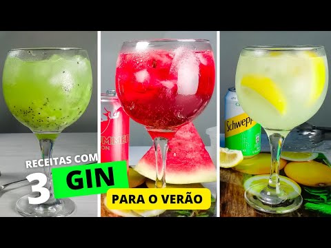 Os Melhores drinks com GIN para o Verão