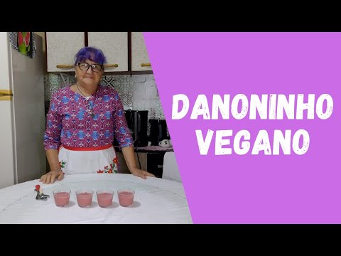 Danoninho de morango feito com inhame | Dicas da Vovó