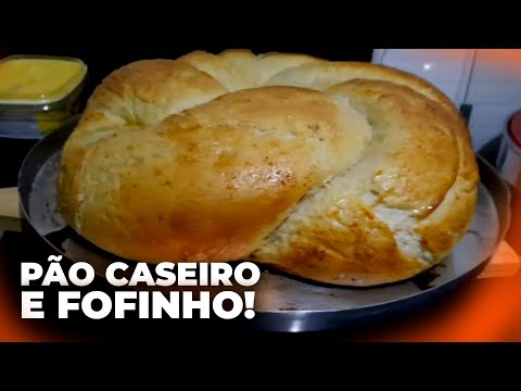 pão caseiro fofinho e delicioso 😋