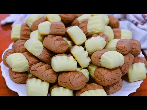 SEQUILHOS: Receita de sequilhos de leite em pó e chocolate que derrete na boca. Biscoitinhos de vó!