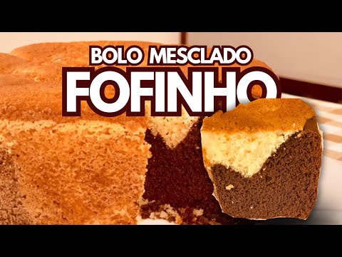 BOLO MESCLADO FOFINHO