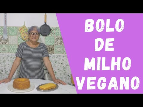 Bolo de milho vegano / Dicas da Vovó