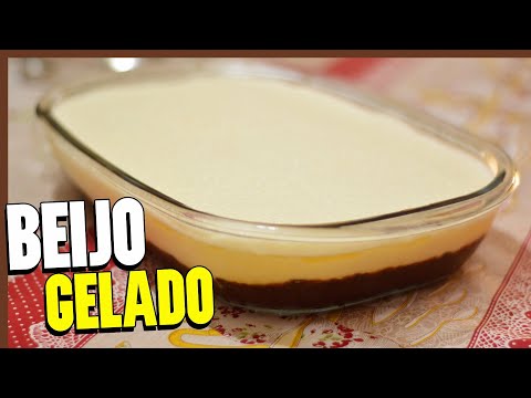 COMO FAZER SOBREMESA BEIJO GELADO | RECEITA BARATA E FÁCIL