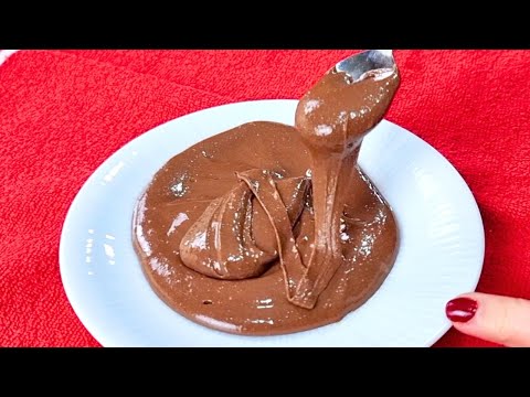 Só 3 INGREDIENTES e 3 MIN!! Brigadeiro de Colher SEM AÇÚCAR E MANTEIGA - Fácil, Rápido e Delicioso