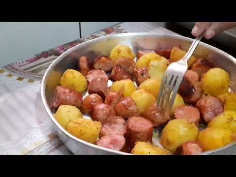 Pegue batatas e linguiça, duvido que vá comer apenas uma vez😋