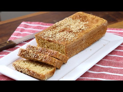 PÃO DE AVEIA COM GERGELIM DELICIOSO | SEM GLÚTEN E SEM LACTOSE