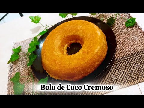 Bolo de Coco Cremoso