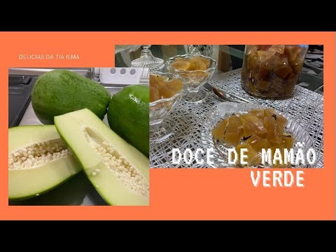 Doce de Mamão verde no Japão