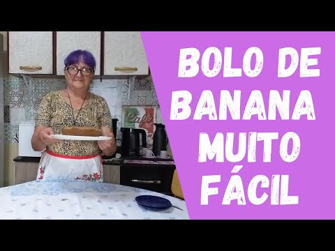 Bolo de banana sem leite , sem açúcar e sem farinha 😃 | Dicas da Vovó