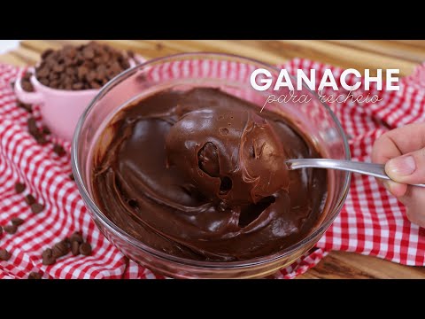 GANACHE PARA RECHEIO DE BOLO | RECHEIO TRUFADO DE CHOCOLATE