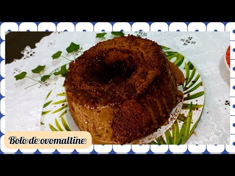 Bolo de Ovomaltine Maravilhoso