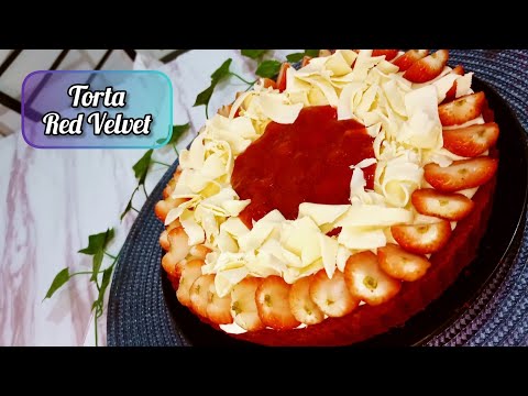 Torta Red Velvet muito fácil e Deliciosa