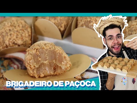 VAI FAZER SUCESSO NA SUA FESTA JUNINA | BRIGADEIRO DE PAÇOCA SUPER FÁCIL