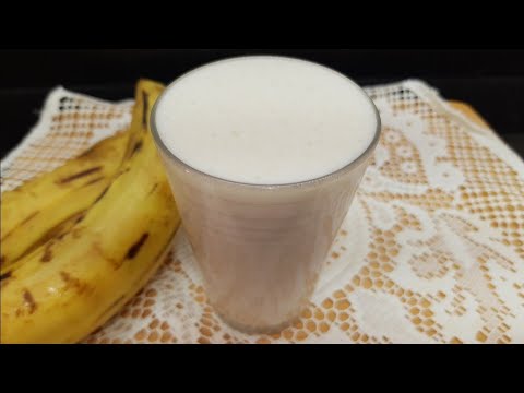 Como fazer vitamina de banana muito fácil