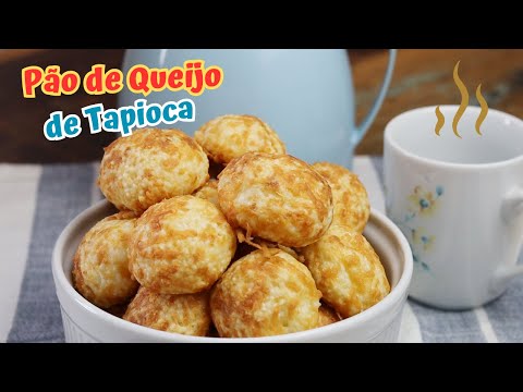 PÃO DE QUEIJO COM TAPIOCA | LANCHE DA TARDE | FÁCIL