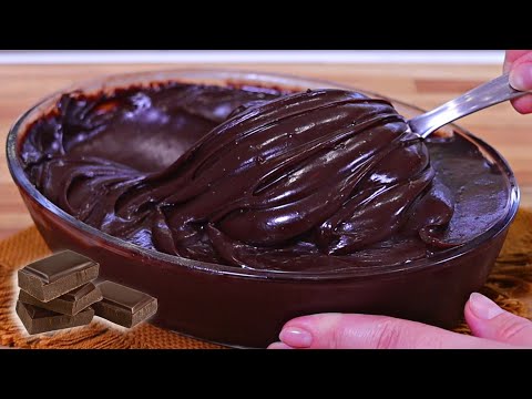 RECHEIO DE CHOCOLATE PARA BOLOS E DOCES CREMOSO E ESTRUTURADO QUE RENDE MUITO!