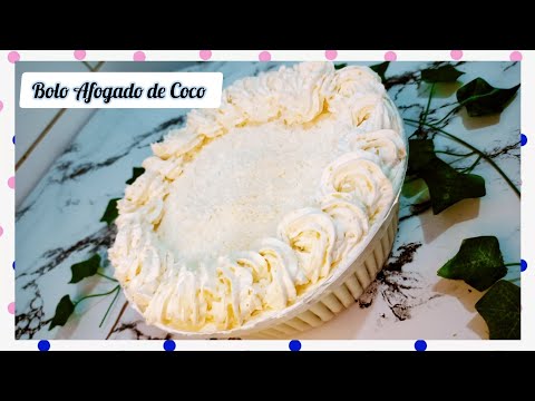 Bolo Afogado de Coco