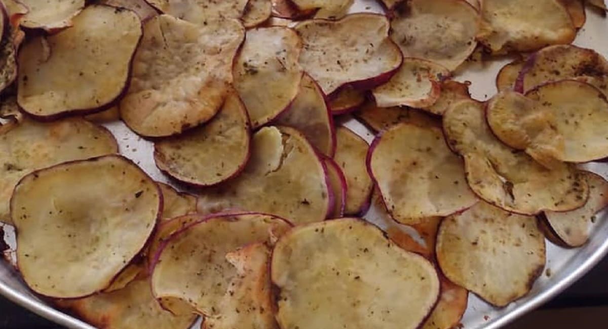 batata chips na airfryer fácil