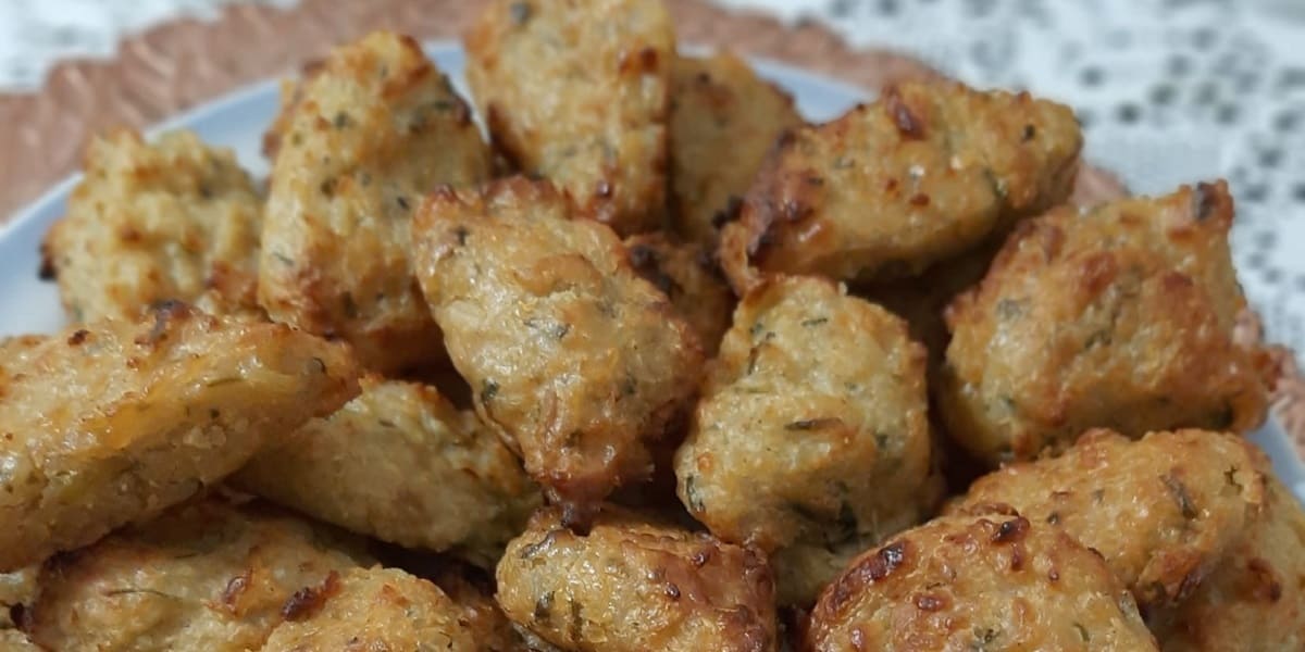 como fazer bolinho de arroz na airfryer